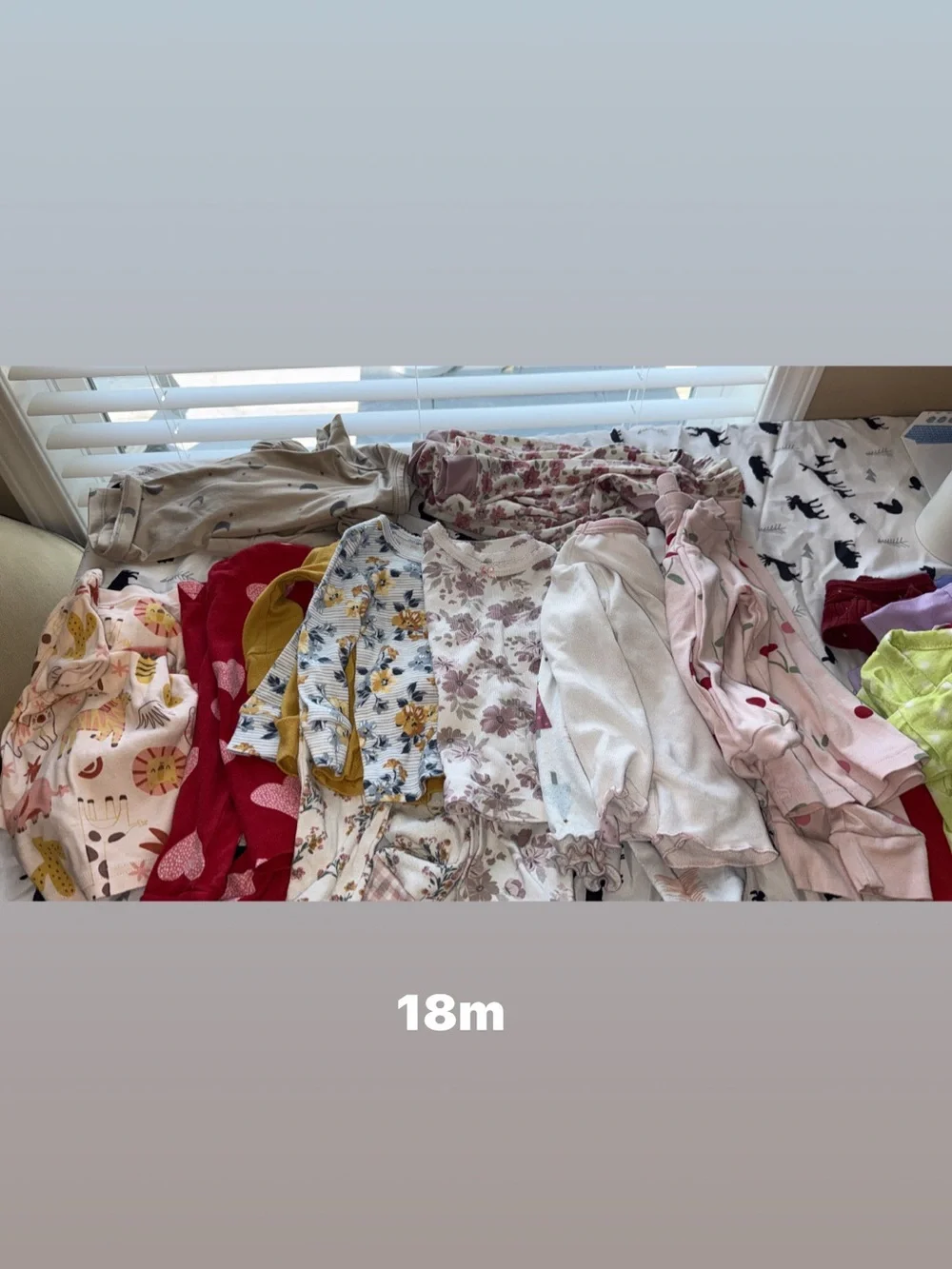 Mixed Baby Girls Sleepwear Bundle - Floral, Pink, Red, Cream